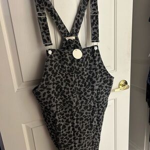 Leopard Overall Dress